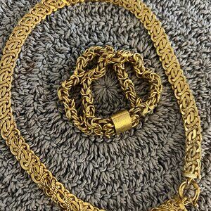 Gold Costume Jewlery SET